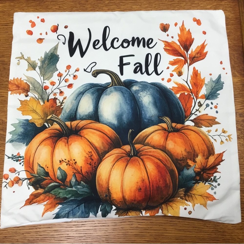 Fall Accent Pillow Cover